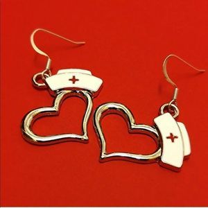 Nurse Cap Earrings